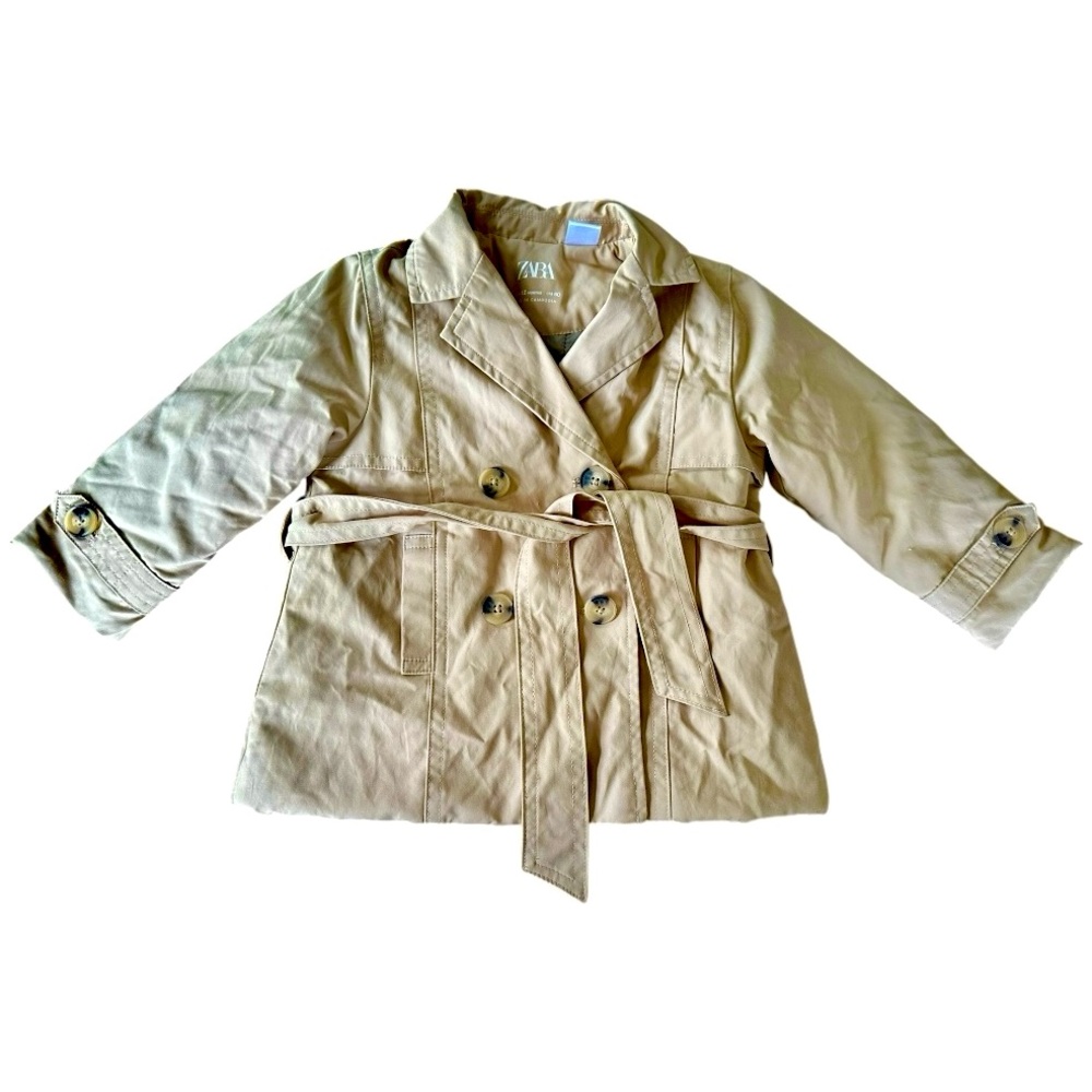 Zara Quilted Trench Coat